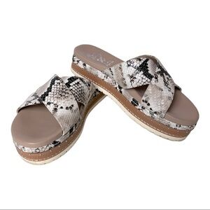 Vince Camuto Ravensie Platform Slide Sandal Size 6.5